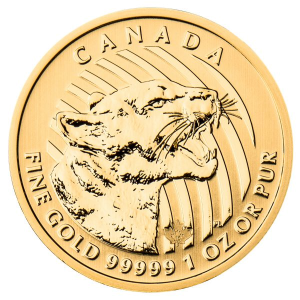 1 oz Gold Cougar